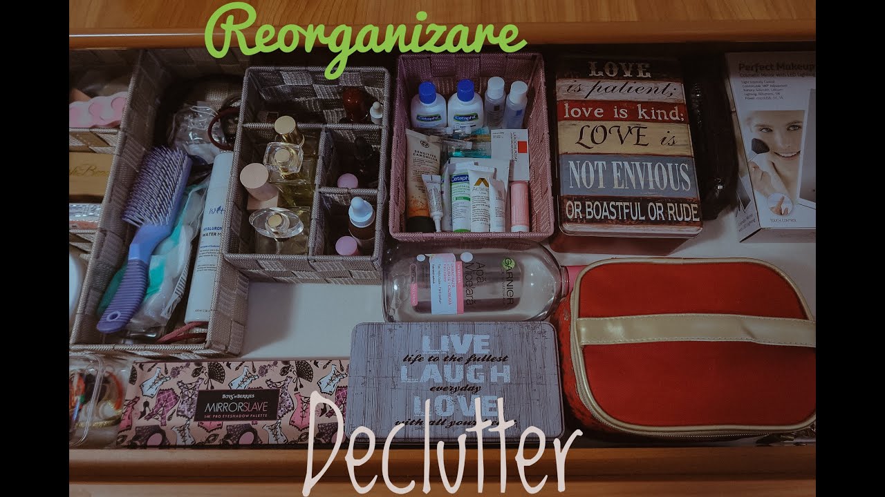 Reorganizarea dulapului & make-up declutter💕