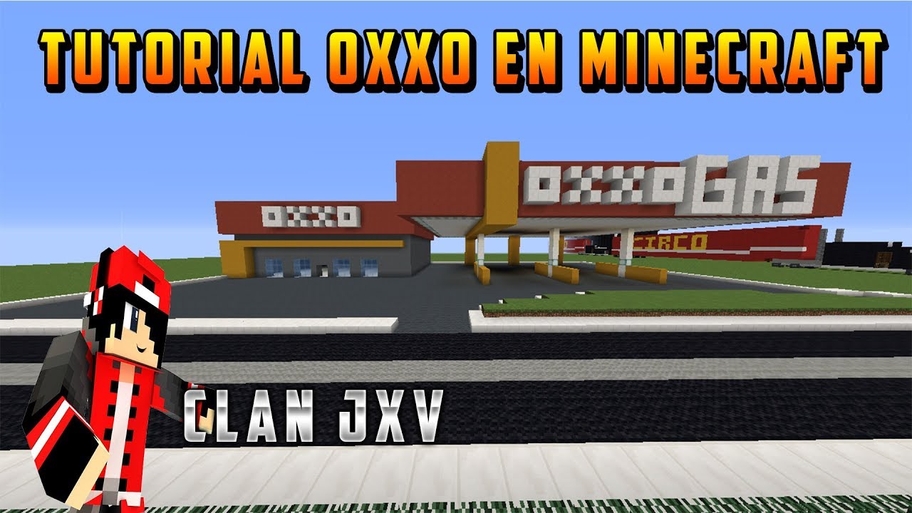 COMO HACER UN OXXO EN MINECRAFT