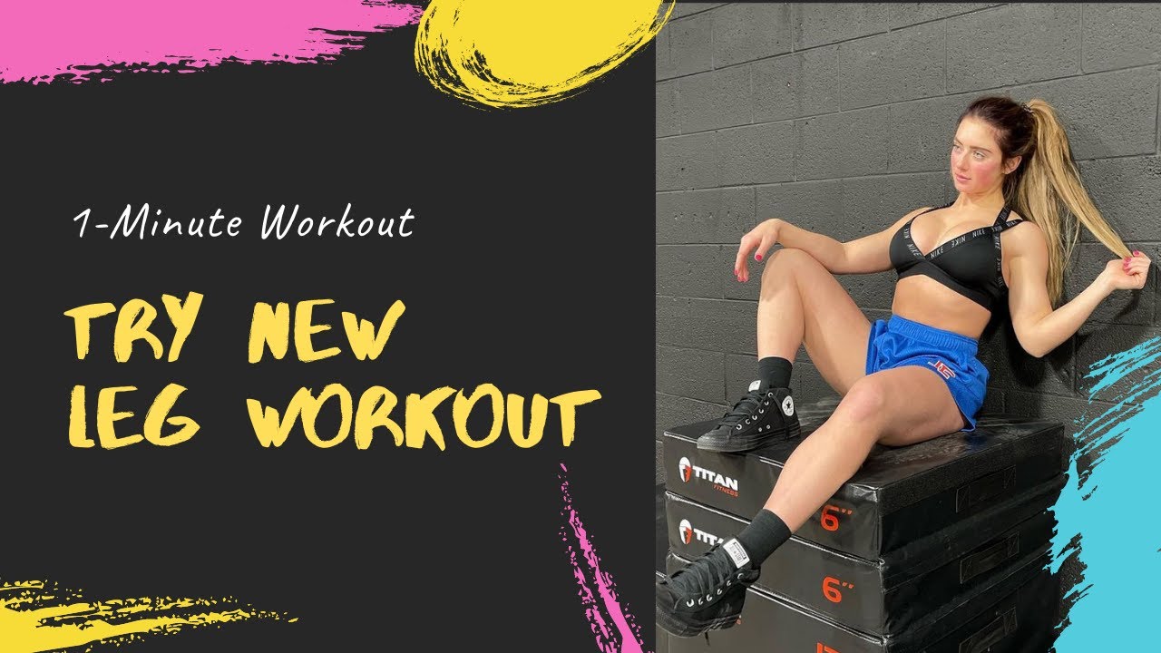 Try New - Leg Workout For Beginners | 1-Minute Workout