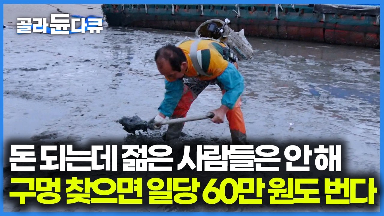배우기만 하면 4시간 만에 60 넘게 버는데 젊은 사람들은 힘들다고 안 한대｜갯벌 낙지 고수｜바닷가사람들｜