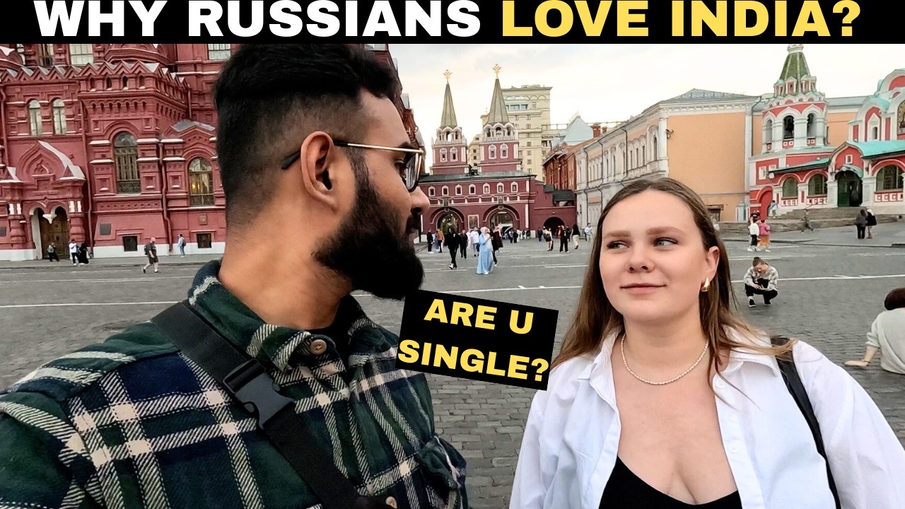 What Russians Think About India ? | My First Day In Moscow, Russia | Russia Vlog Hindi