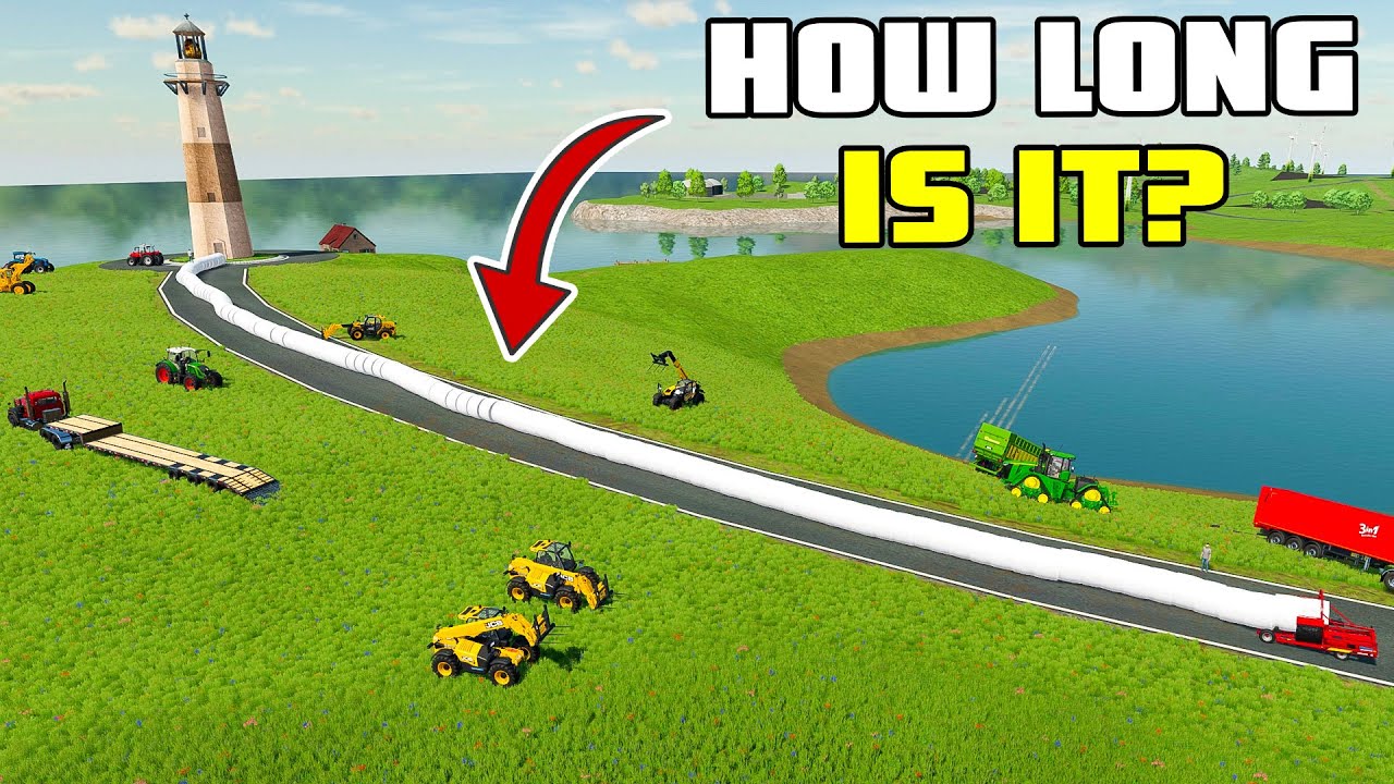 ULTRA LONG? SUPER HEAVY TRAILER & A CURSED BALER - Farming Simulator 22