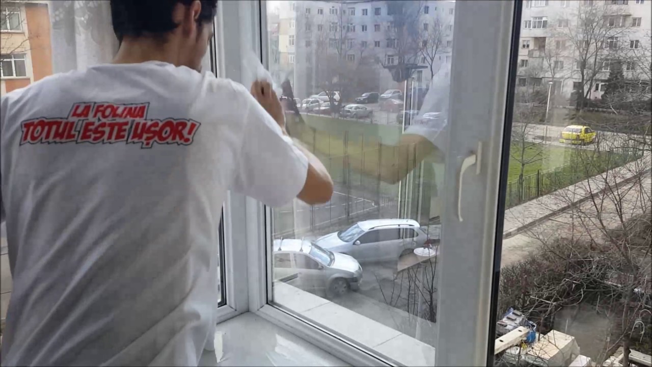 Tutorial - aplicare folie protecţie solară de la Folina - Proiecte DIY