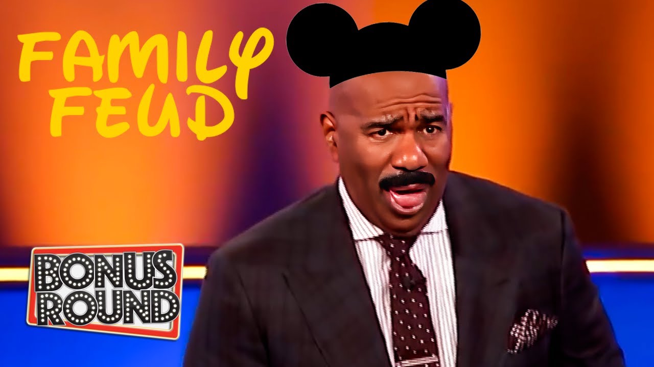 Steve Harvey vs Disney on Family Feud!