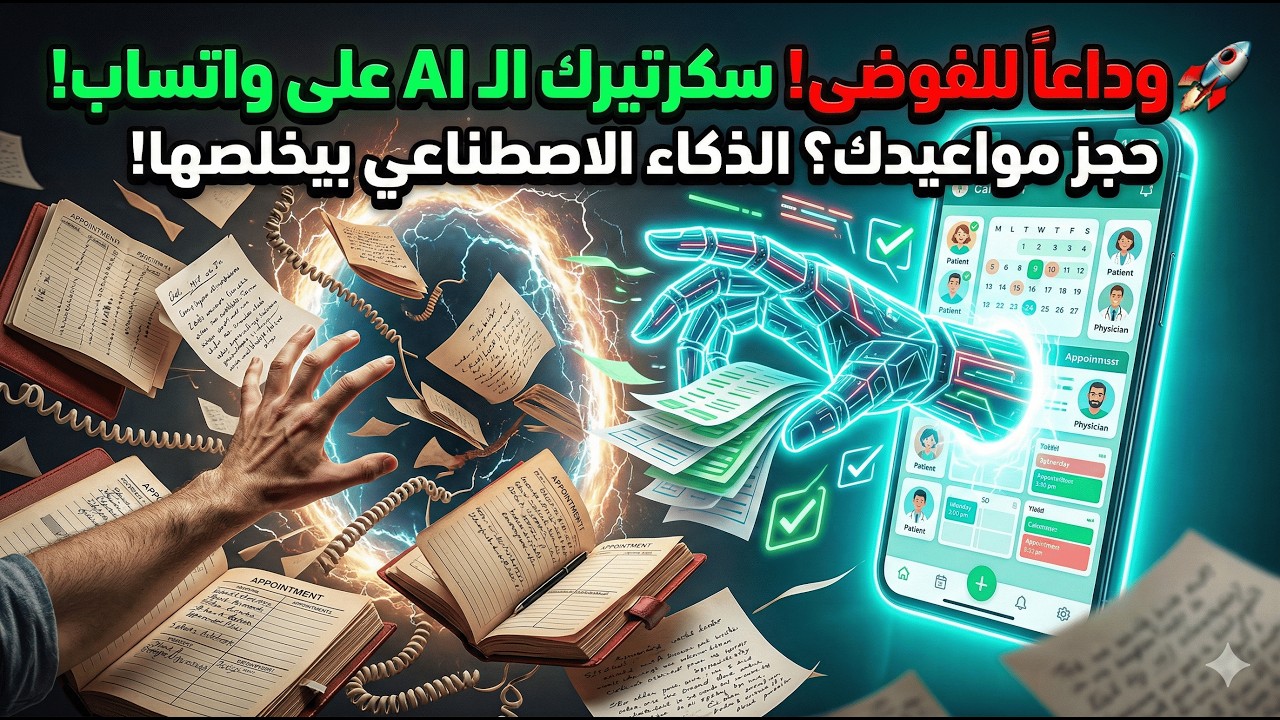 ثورة في حجز المواعيد: نظام حجز ذكي عبر واتساب مدعوم بالذكاء الاصطناعي 🚀