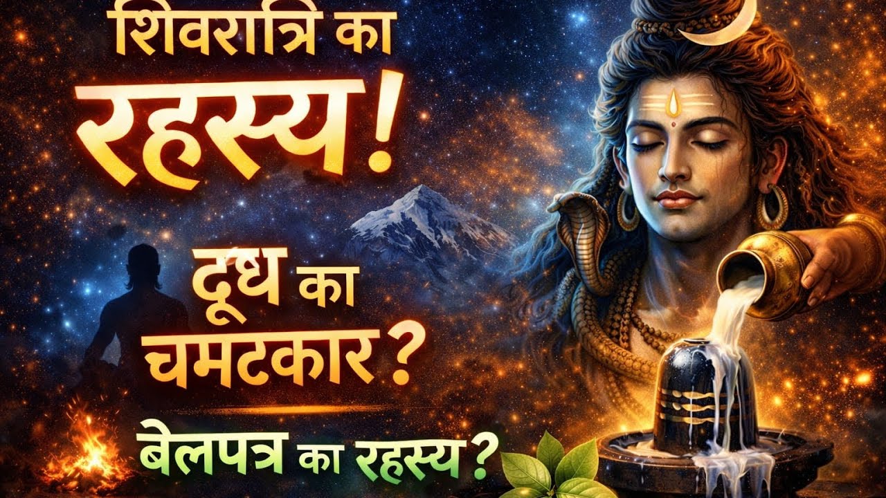 शिवरात्रि का रहस्य: दूध और बेलपत्र का असली महत्व!