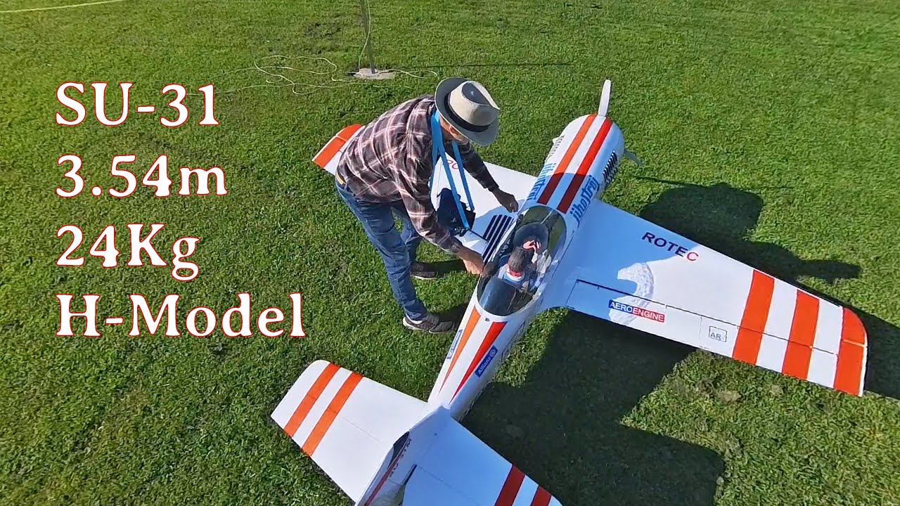 SU-31, 3.54m, 24 Kg, Moki 250, Modellflugplatz Müswangen 07.10.2022