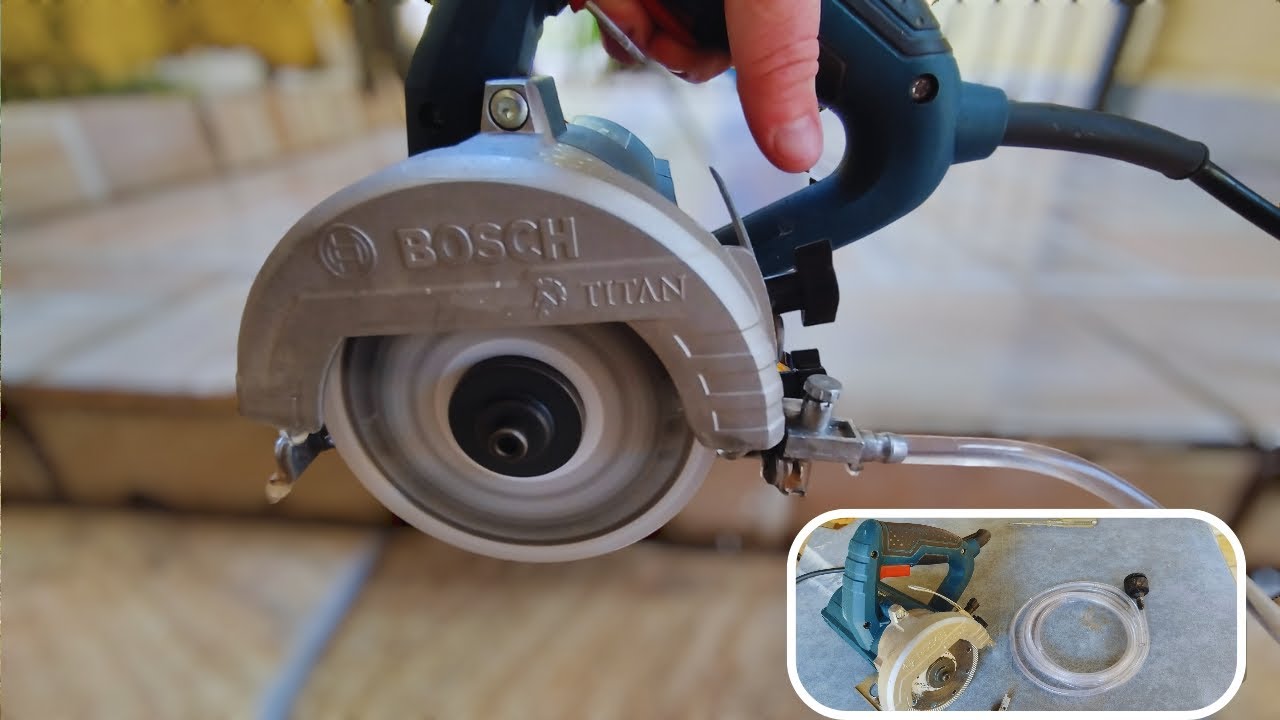 COMO INSTALAR A MANGUEIRINHA DE ÁGUA NA SERRA MÁRMORE | BOSCH GDC151