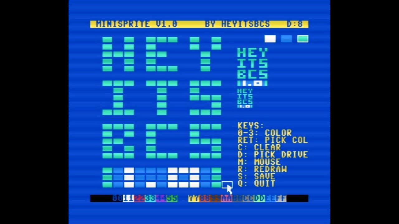 Minisprite 1.0 for Commodore 64 is released!