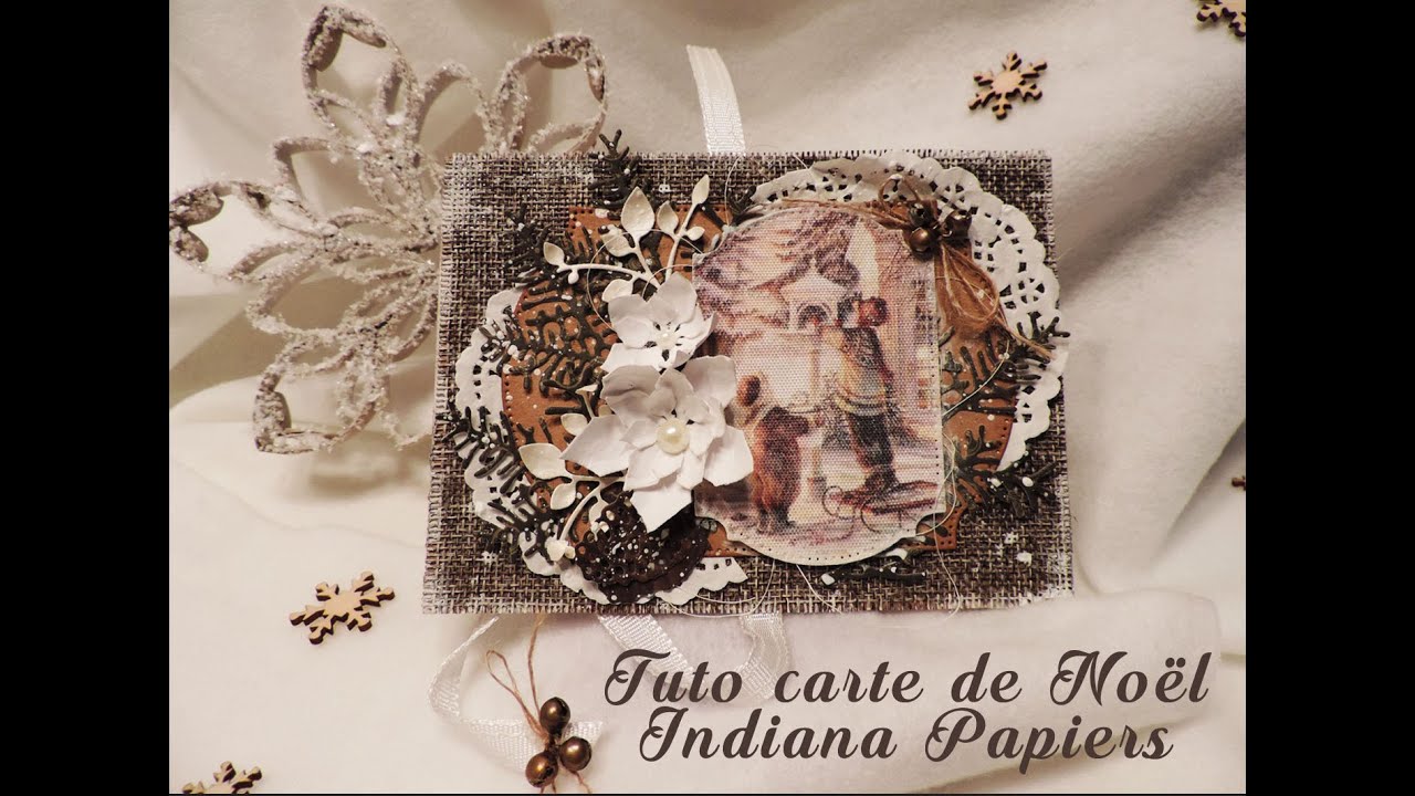 Tuto carte #1: carte de Noël