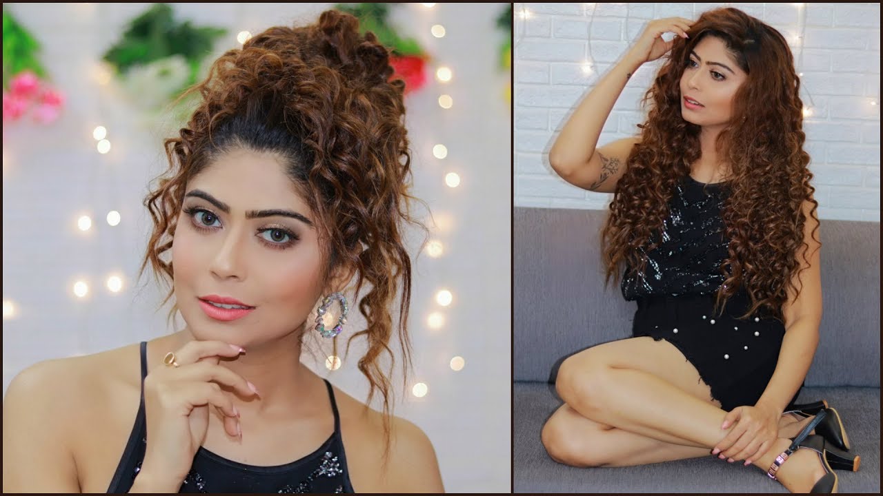 How To Do Party Makeup and Hairstyle Step by Step For Beginners in Hindi | Rinkal Soni