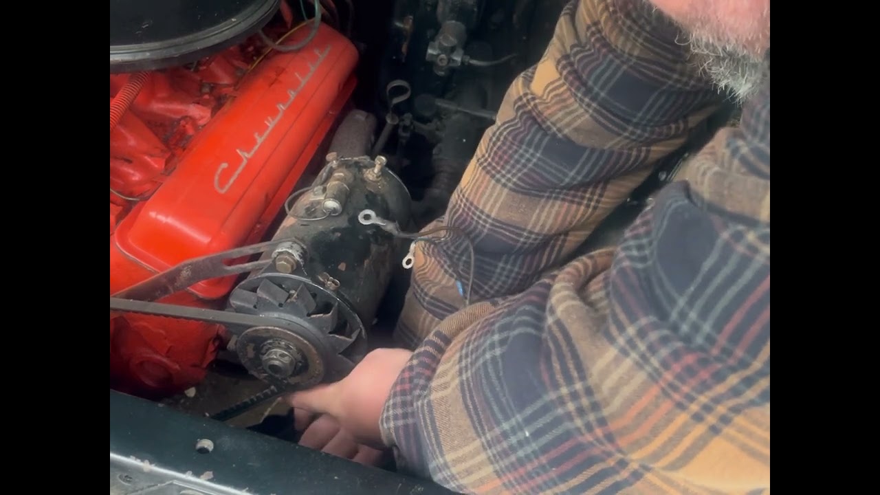 1956 Chevy 210 Generator to Alternator conversion part 1