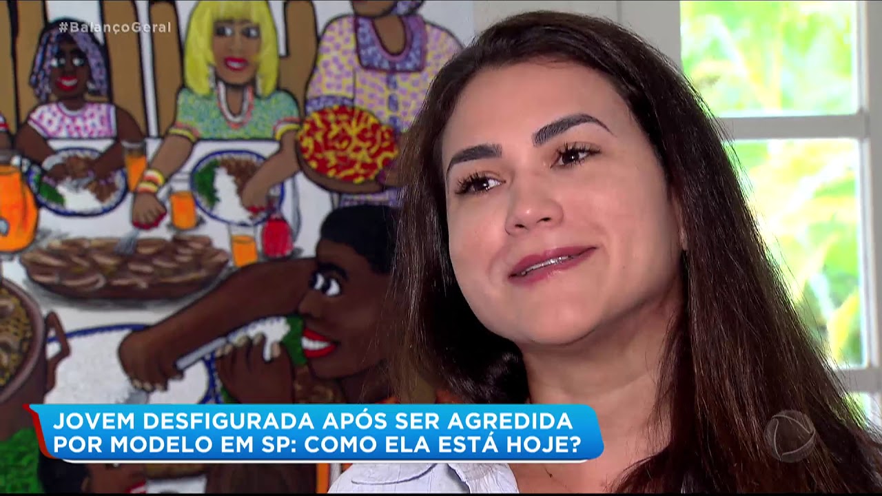 Jovem fala com o Balanço Geral, seis meses após ser atacada em restaurante no Jockey Club