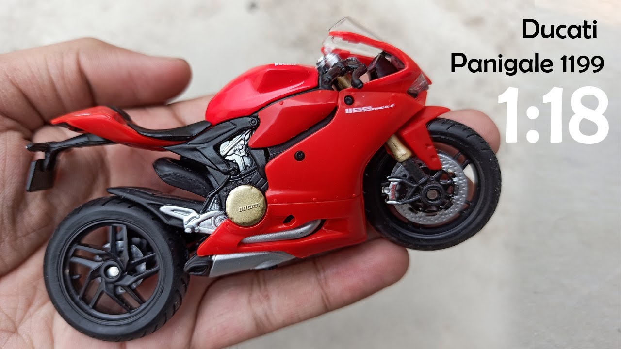 Unboxing of Mini Ducati Panigale 1199 - 1:18 Diecast Model | #scaleM3  #diecastbikes #ducatipanigale