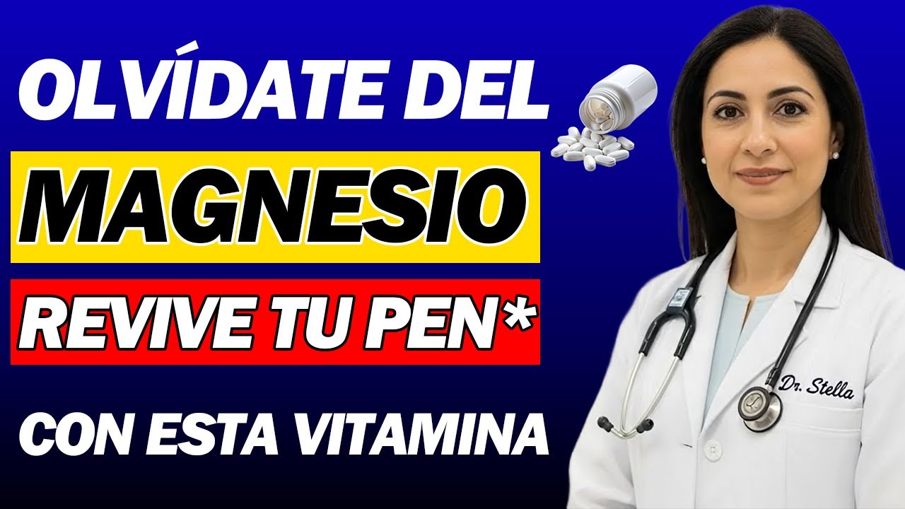 Deja de tomar magnesi*! Prueba estas 2 vitaminas nocturnas para energía y resistencia instantáneas