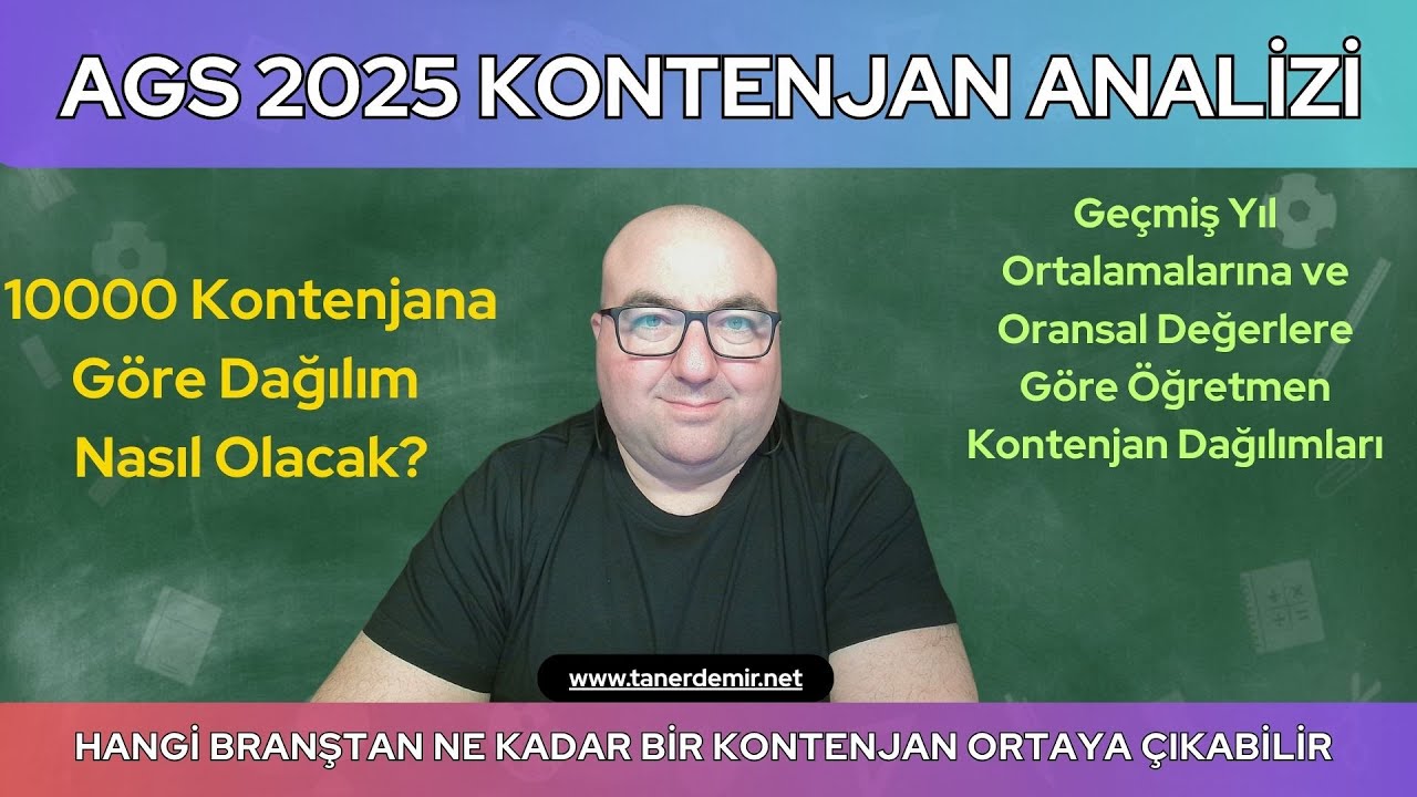 2025 AGS Sonuçlarına Göre 10.000 Öğretmen Atamasında Hangi Branşa Kaç Kontenjan Gelebilir?