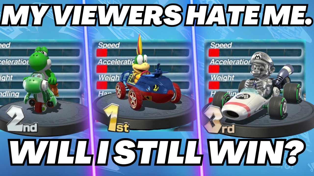 Can I WIN using my VIEWERS COMBOS in Mario Kart 8 Deluxe?