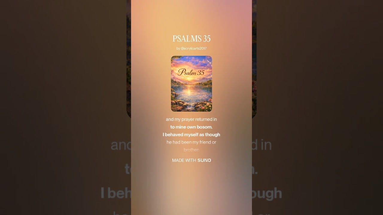 PSALMS 35  KJV  INTO SONGS 