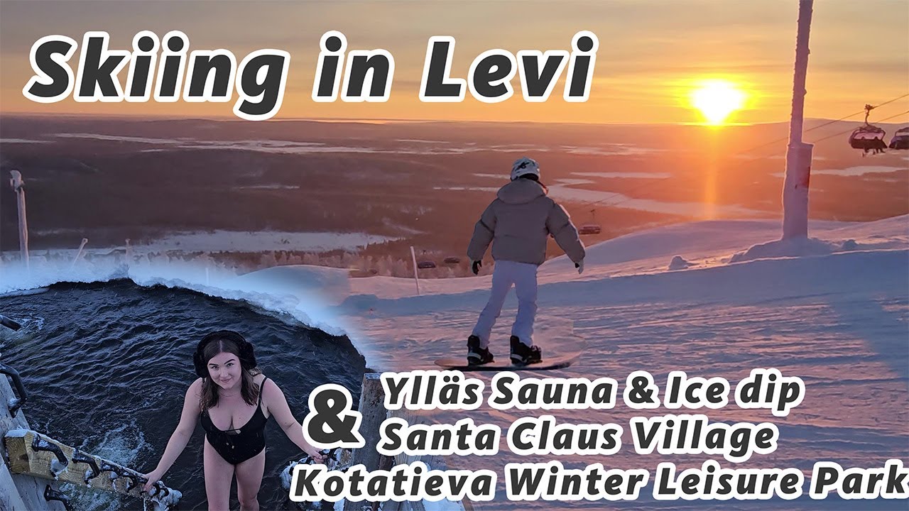 Exploring Lapland: Skiing in Levi, Saunas, and meeting santa at Santa Claus Village in Rovaniemi