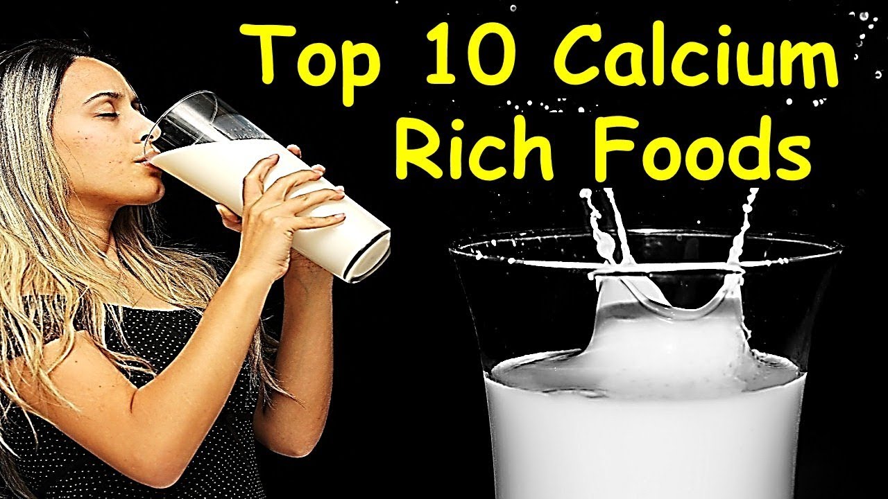Top 10 Calcium Rich Foods | 10 Foods High in Calcium for Strong Bones | Calcium Rich Foods List