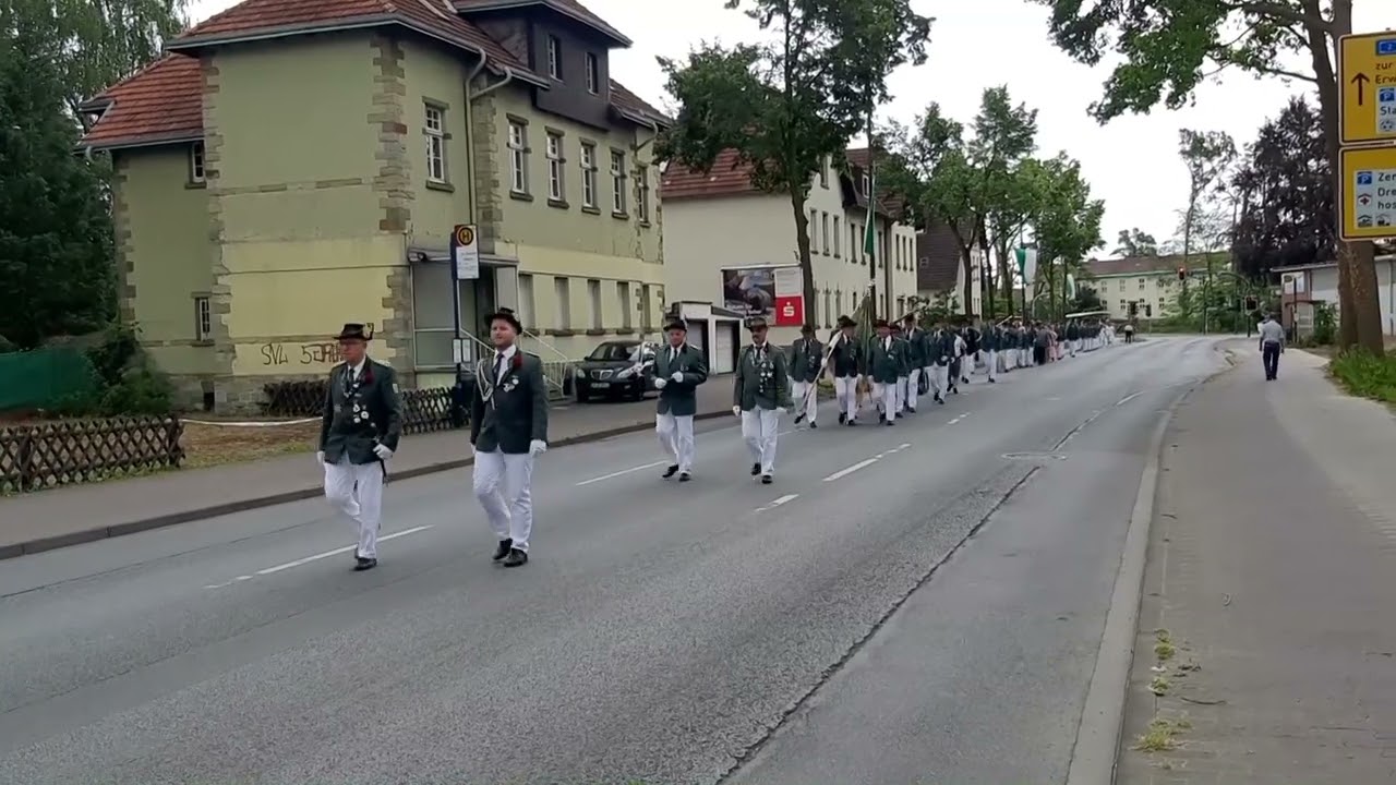 Antreten zum Vogelschießen Nördlicher Schützenbund Lippstadt