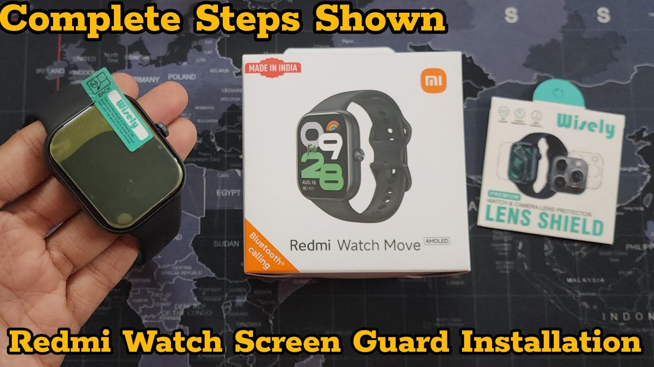 Redmi Watch Move Screen Guard Installation | Redmi Watch Move Screen Guard Protector Install Setup