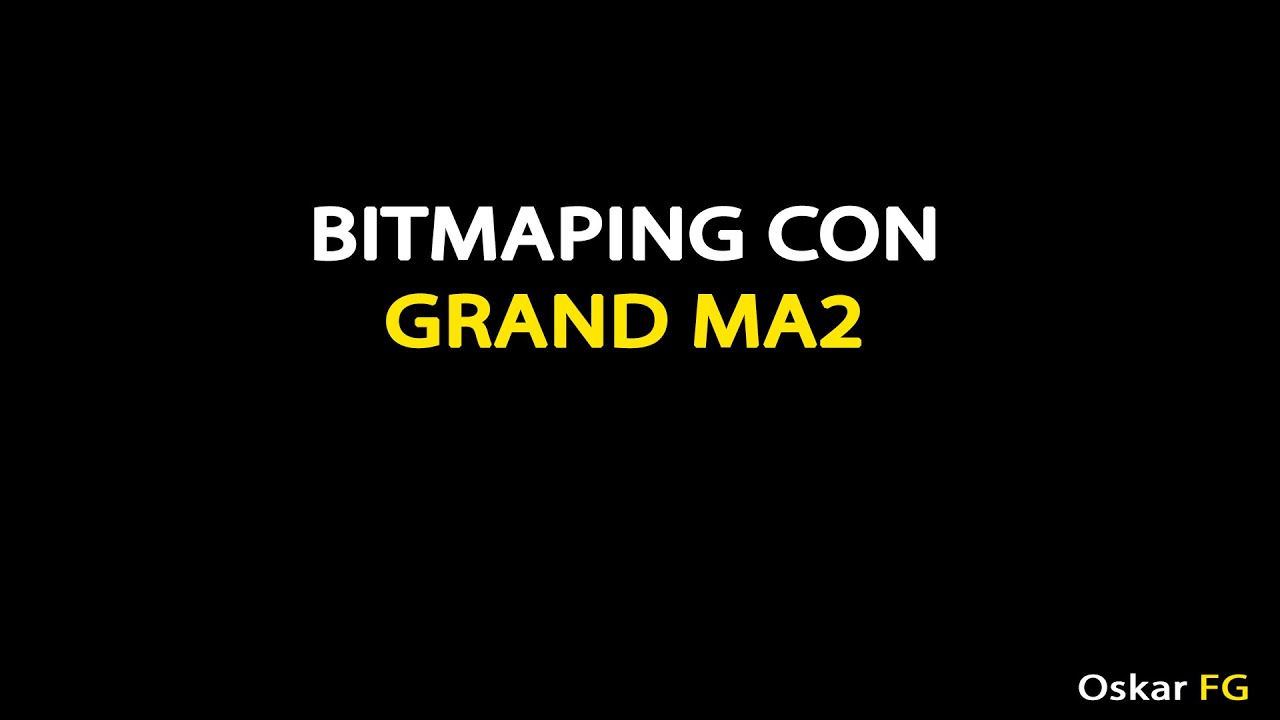 bitmap con MA2