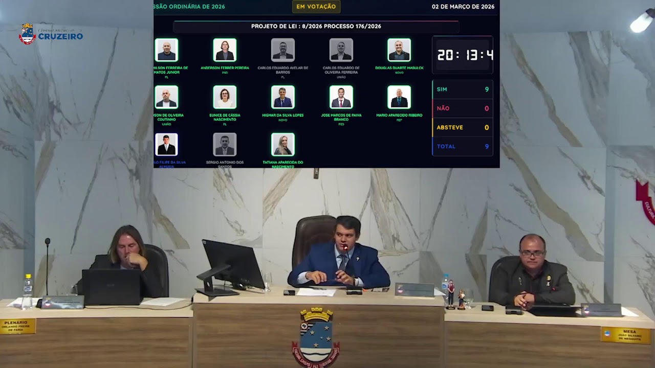 5ª Sessão Ordinária de 2026.