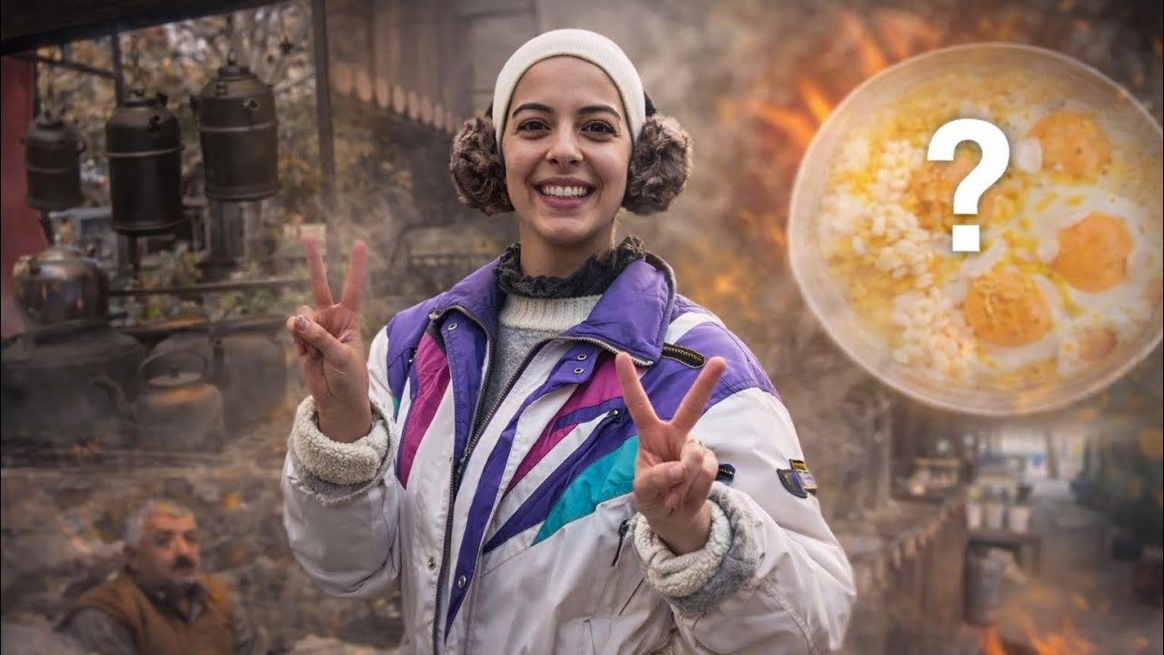 The Best Campfire Breakfast in Iran | Cooking Eggs in the Mountains