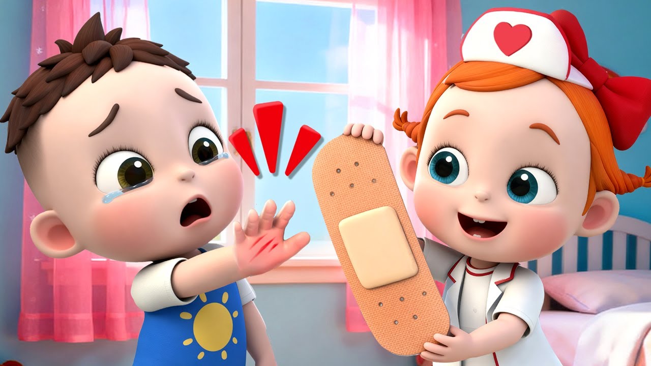 けがしちゃった！ばんそうこうでよくなれ！ | 子どもの歌メドレー | 子供の歌 | 童謡 | リアとチャチャ | LiaChaCha