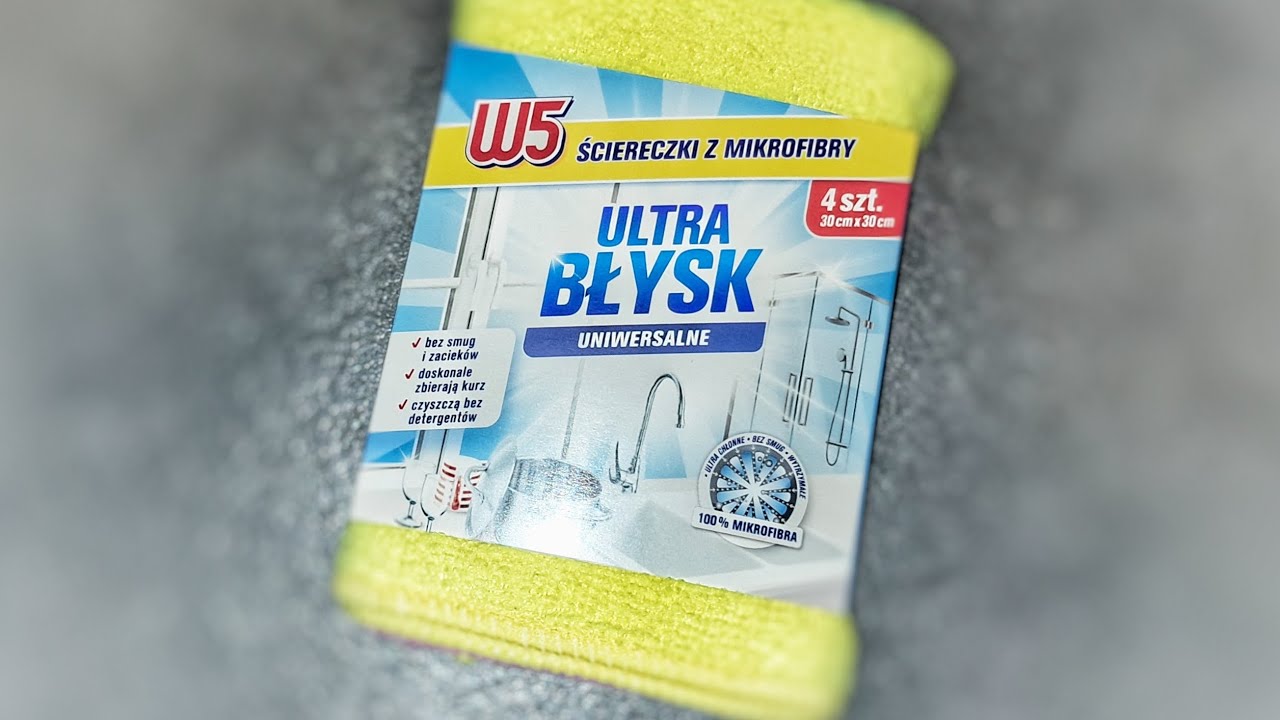 ŚCIERECZKI W5 4 szt. - 7.5 złotych (2 USD) made in china 