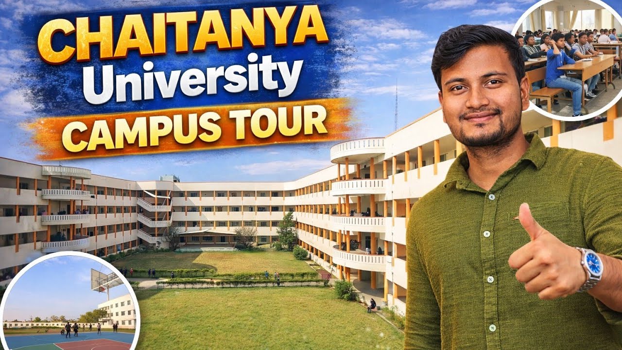 Chaitanya Deemed to be University Campus Tour | Infrastructure, Hostels & Student Life ll Hyderabad 