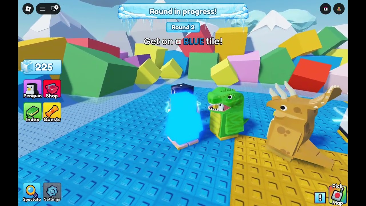 Playing pengine knockout but just to say it got a little mad!!!