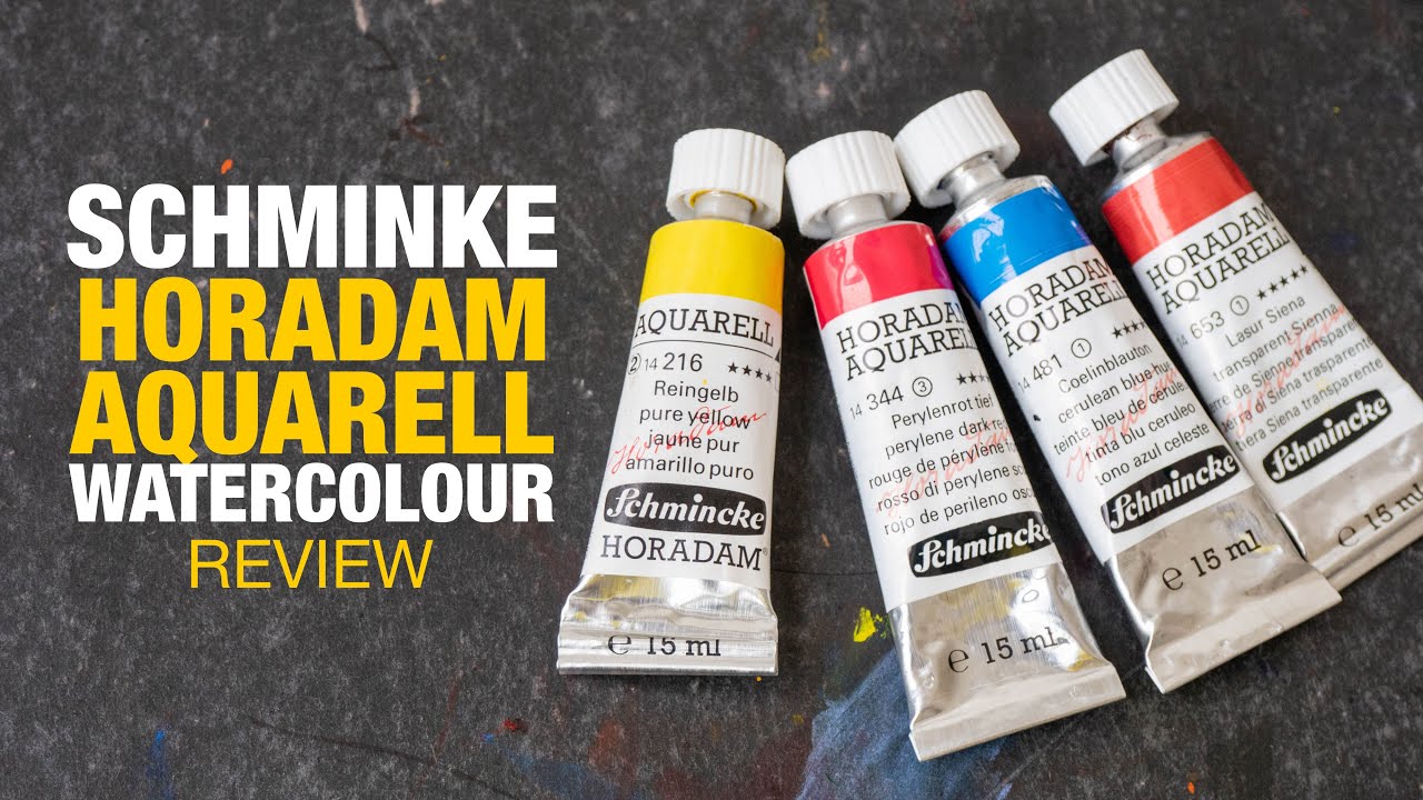 Обзор акварельной краски Schmincke Horadam Aquarell