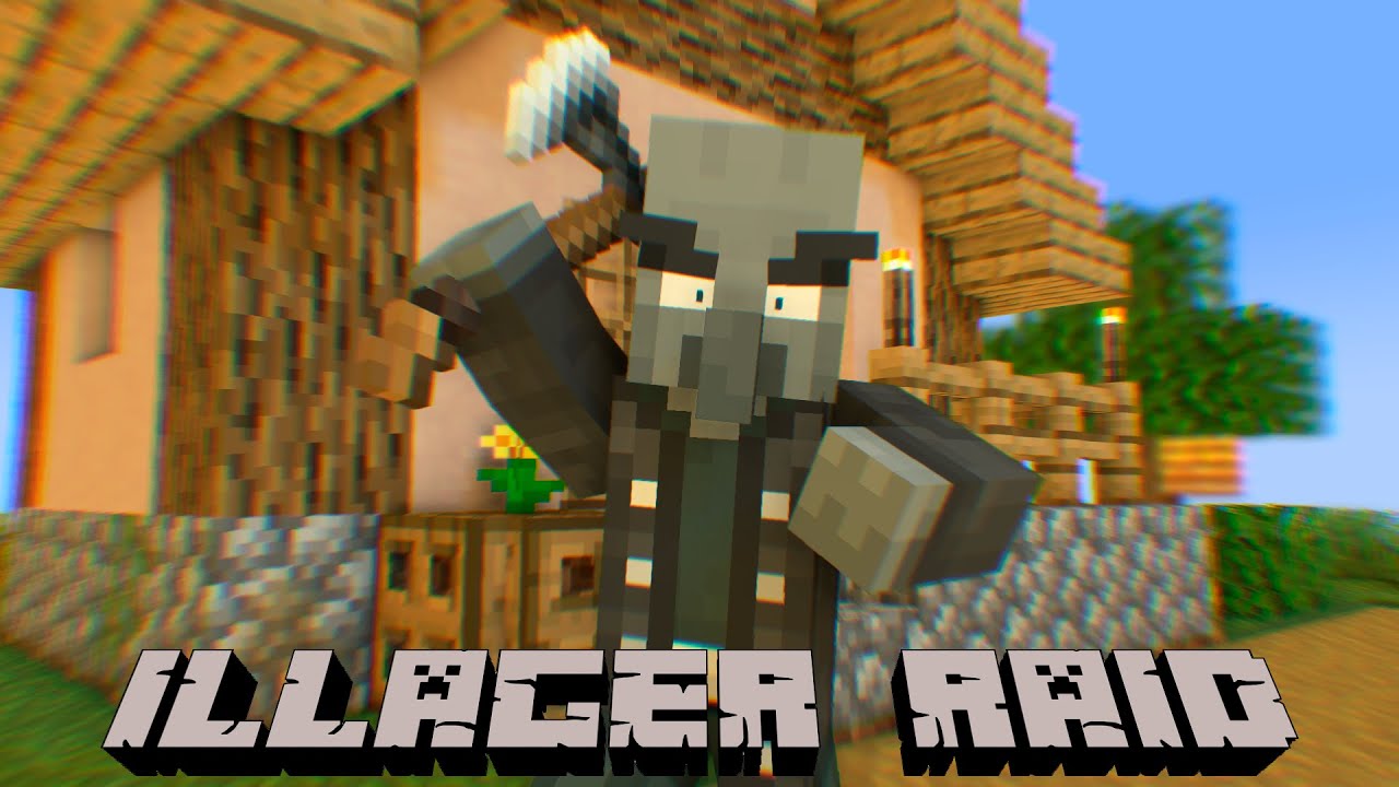 Illager raid №30|Minecraft raids