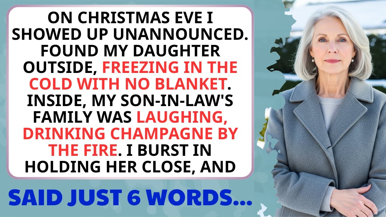 I found my daughter shivering on Christmas while his family laughed by the fireplace…