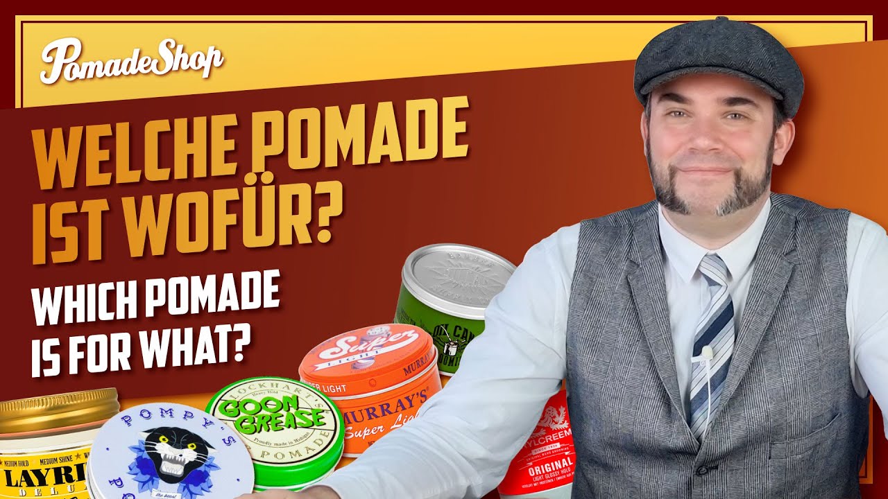 Alex erklärt: Welche Pomade wofür? | German + English subtitles