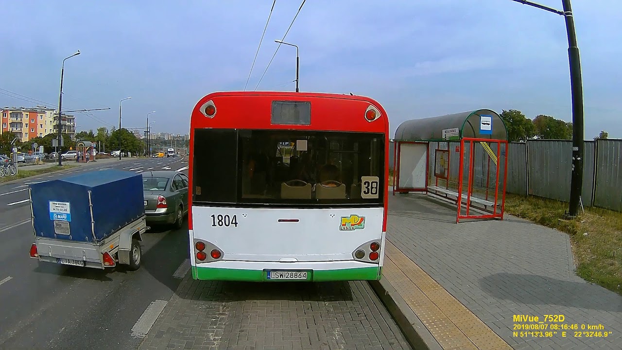 Lublin. Przejazd linii: 01