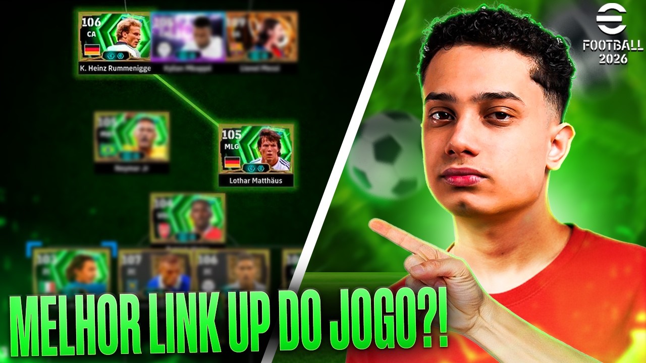 LINK-UP DO TÉCNICO BECKENBAUER com MATTHAUS E RUMMENIGGE no Efootball 2026