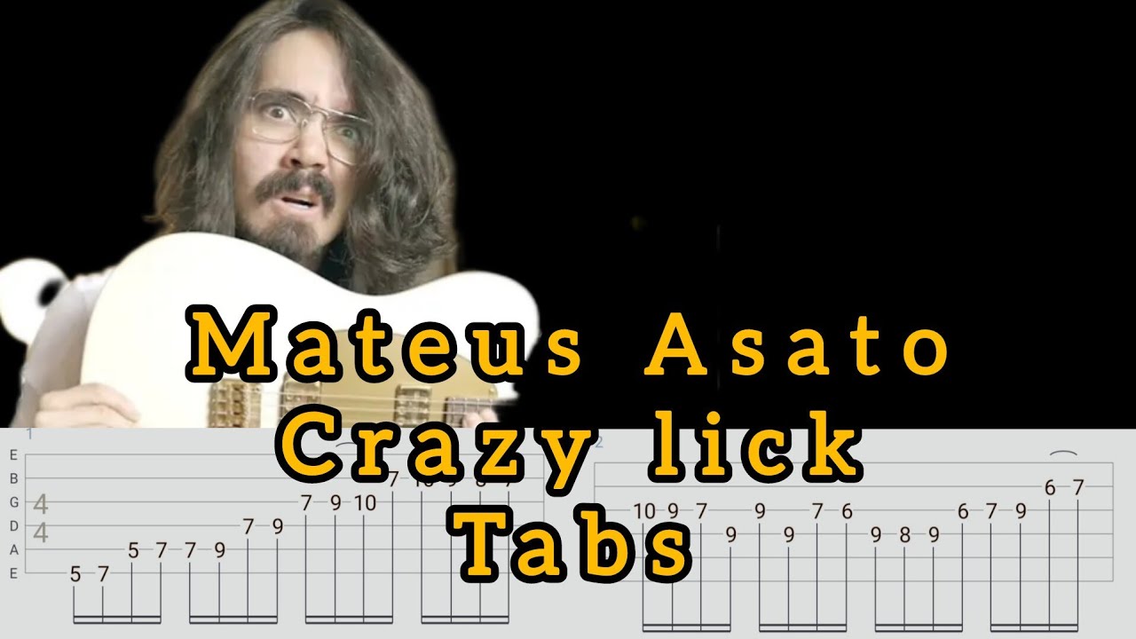 Mateus Asato Pentatonic Chromatic Lick tabs