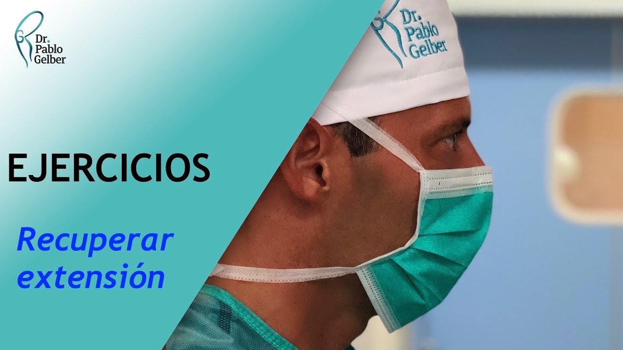 Recuperar extensión de la rodilla