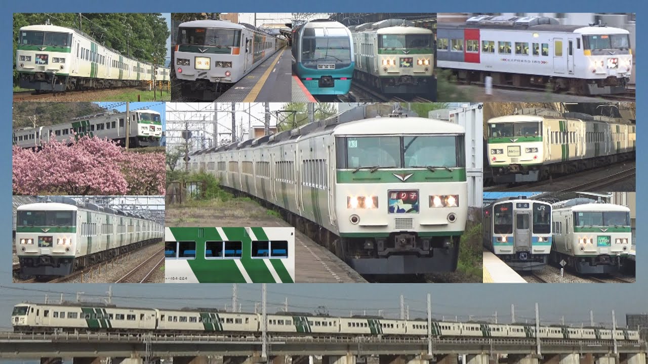 【ありがとう185系】185系 駅発着･通過･走行シーン集 (2014年～2021年撮影分まとめ)