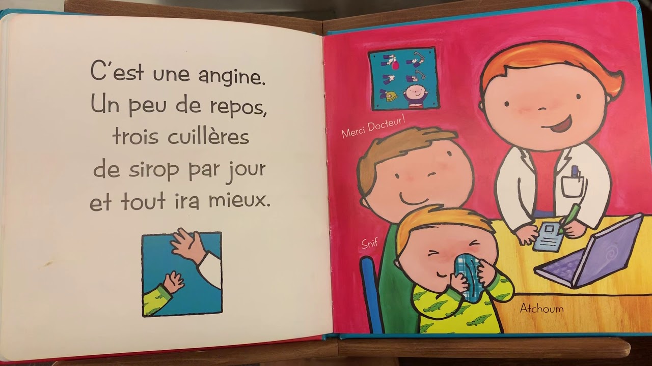 Album sur le métier de docteur | Découvrir les métiers en maternelle