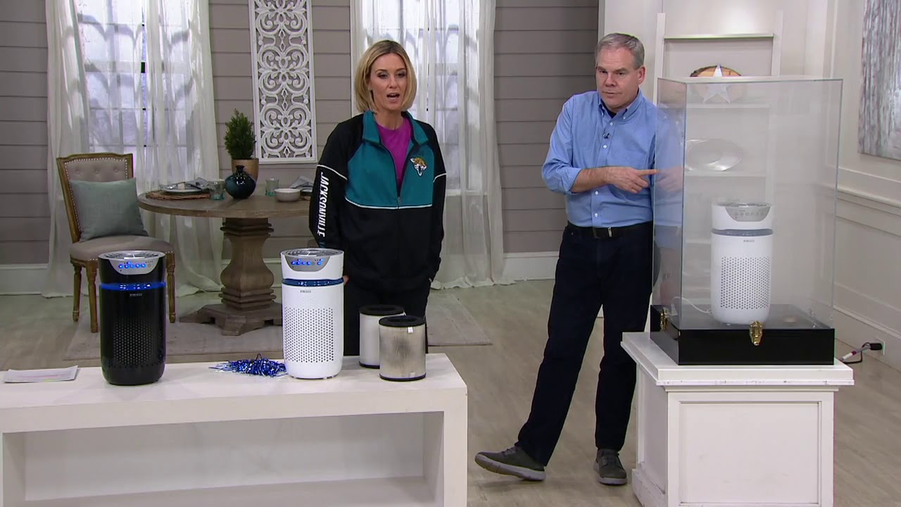 HoMedics Total Clean 5-in-1 Tower HEPA-Type Air Purifier on QVC