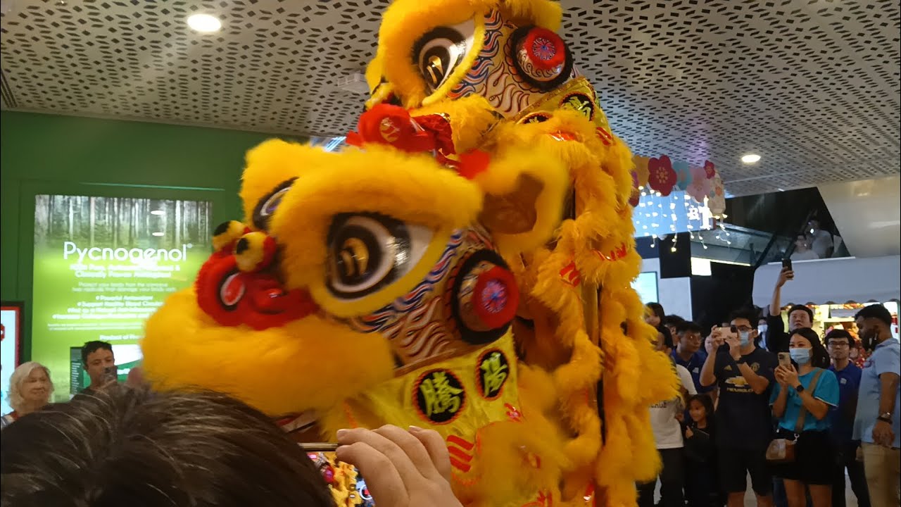 新加坡腾陽龍獅體育會 Teng Yang lion Caiqing at Jem Fairprice XTRA
