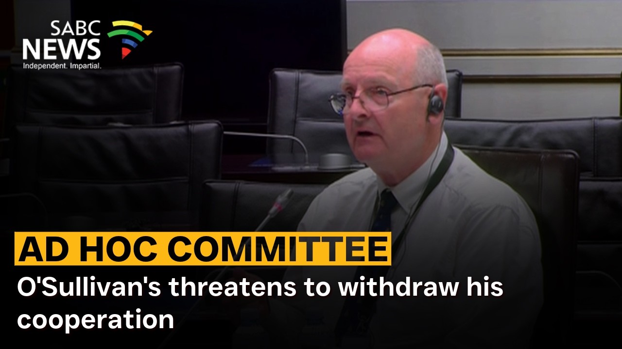 Ad Hoc Committee | O'Sullivan's threatens to withdraw his cooperation