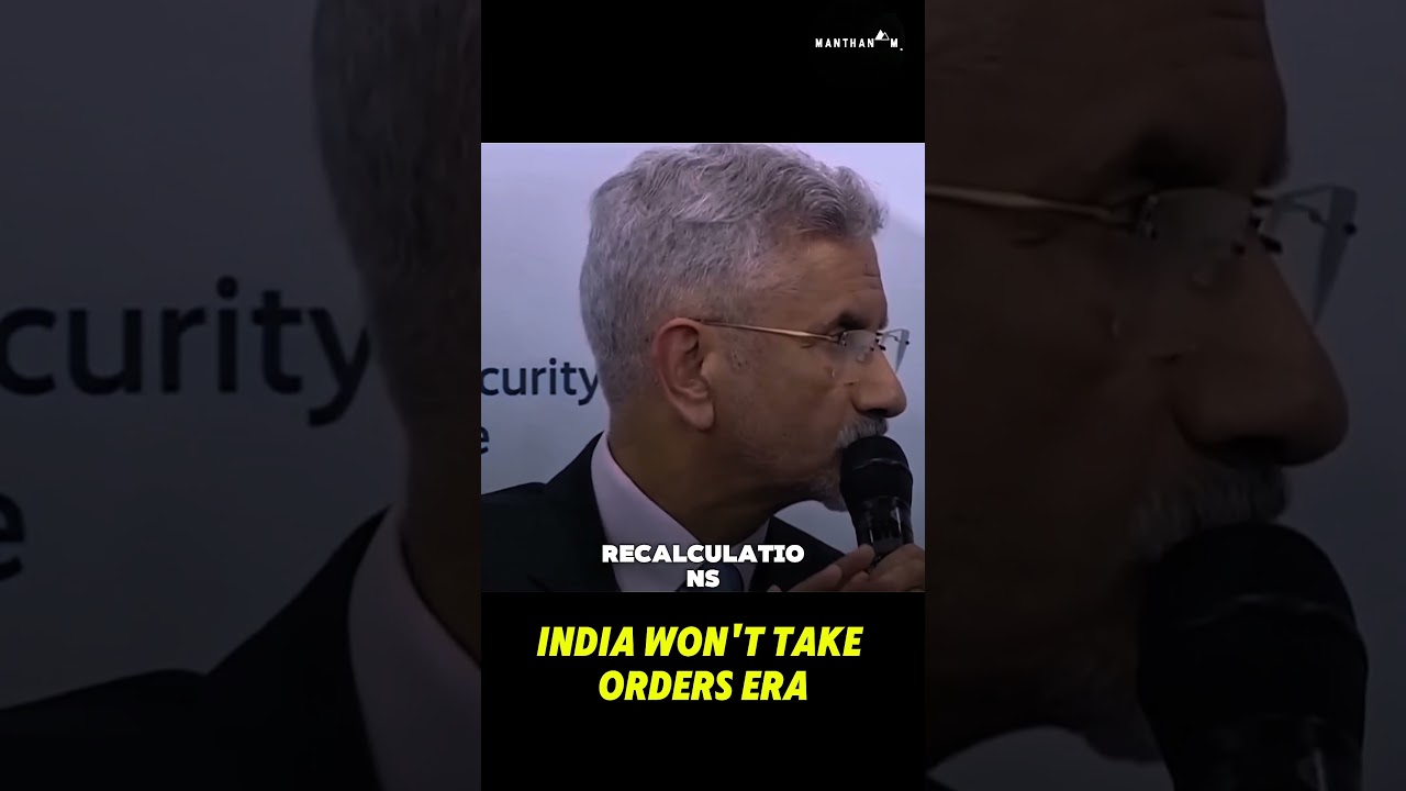 India Won't Take Orders Era #india #geopolitics #trending #sjaishankar