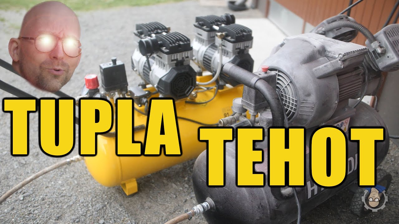 Kompressoreja voi kai yhdistää, eikö?