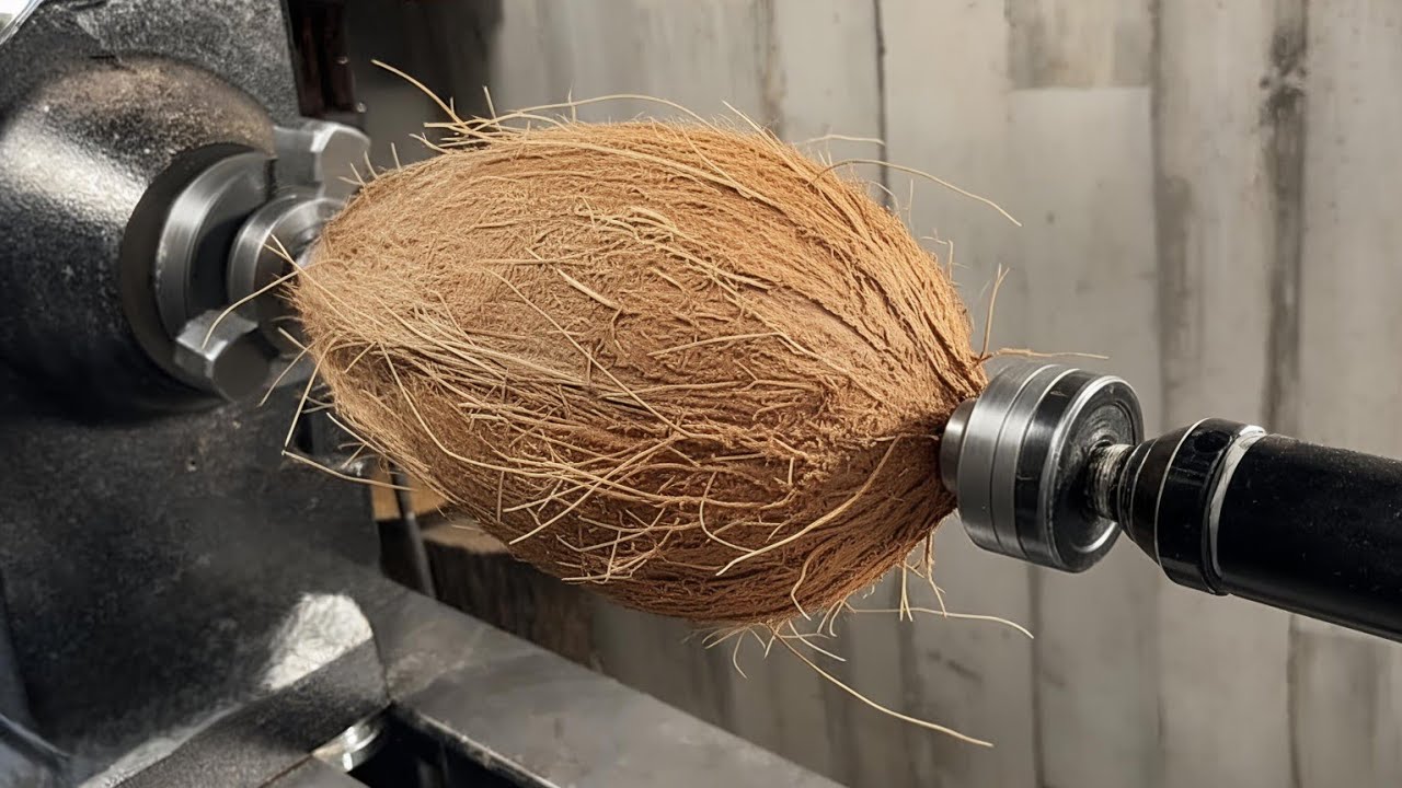Coconut Woodturning – You Won’t Expect This Finish