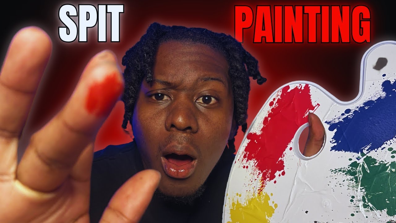 ASMR Spit Painting For Deep Sleep (EXTREME TINGLES)
